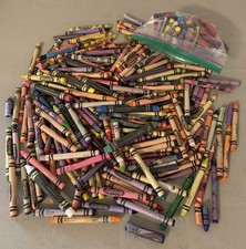 Crayons Broken Whole Used 3 lbs for Bulk Crafts Art Melting Mostly Crayola