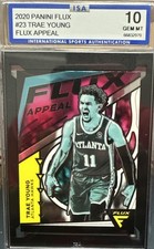 Trae Young 2020-21 Panini Flux Basketball Flux Appeal Card #23 Atlanta Hawks