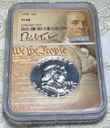 1958-P Ben FRANKLIN NGC PF 68 Signed RICK TOMASKA