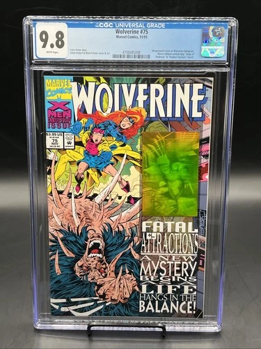 Wolverine #75 (Marvel Comics November 1993) CGC Graded 9.8 White Pages