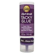 Fast Grab Tacky Glue 4 FL OZ Extra Thick Permanent Adhesive for Crafts