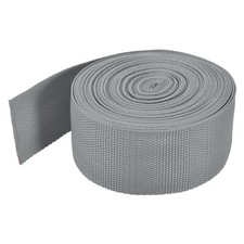 Lightweight Polypropylene Webbing Strap 5cm 10 Yard Grey