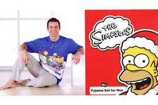 Simpsons Weihnachten Pyjama Set Schlafanzug 2-teiler S M L XL XXL Gr.: 48-62