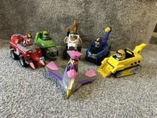 Paw Patrol Jungle Pups Whole Set of Vehicles & Figures With Projectiles