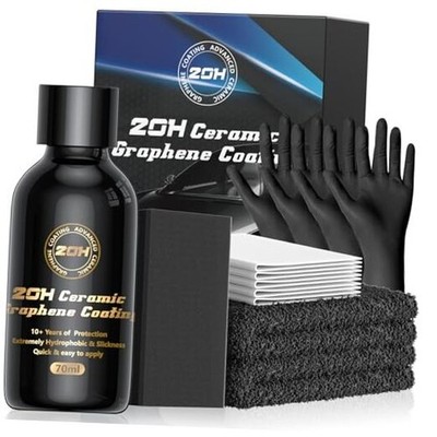 20H Professional Graphene Ceramic Coating for Cars (70ml) - Transparent Color