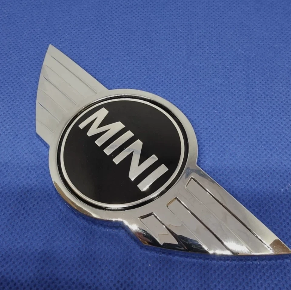 Logo Mini Cooper ABS 120 x 50mm Voiture Grille Capot Emblème avant Arrière R55 - Photo 3/4