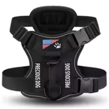 Large Tactical Dog Harness Military Style Adjustable Reflective Vest Outdoor