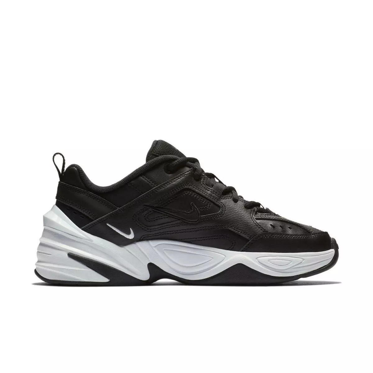 perrito efectivo Interior Womens NIKE M2K TEKNO Black Trainers AO3108 005 | eBay