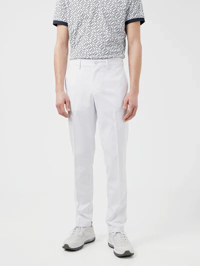 J.LINDEBERG - スラックス パンツ ボトムス ゴルフウエア 美品 33 ホワイト J.LINDEBERG（J.LINDEBERG）（メンズ）ゴルフウェア 撥水