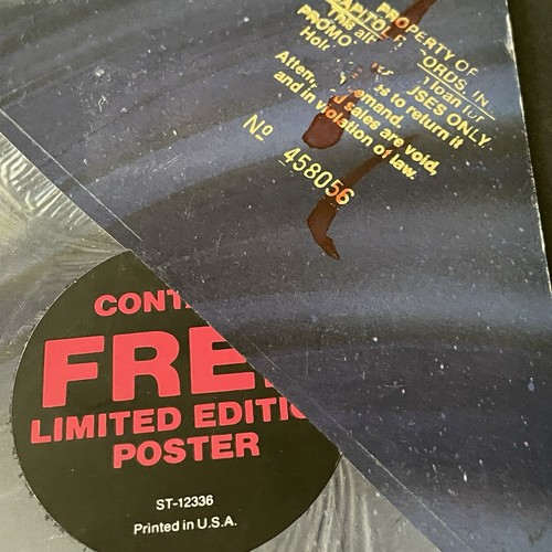 ICON self titled LP (Capitol ST 12336, orig PROMO NM Heavy Metal Poster Shrink - Picture 3 of 9