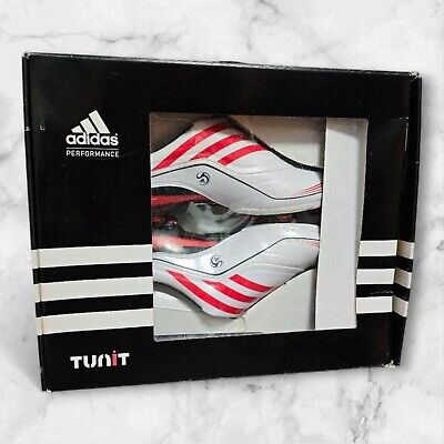 Adidas F50 Tunit Soccer Shoes White/Red US 9.5 New Condition Adidas F50 Tunit Soccer Shoes White/Red US 9.5 New Condition