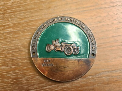 Z2738 Alte Automobil Plakette VETERAN CAR CLUB OF AUSTRALIA - VICTORIA