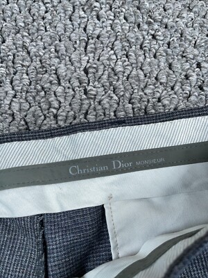 VTG Christian Dior Double Pleated Wool Pants Men's 38 x 31