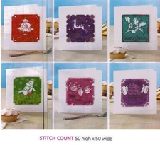 GLAD TIDINGS ASSISI CARDS  CROSS STITCH PATTERN ONLY  EQ - EUQ  