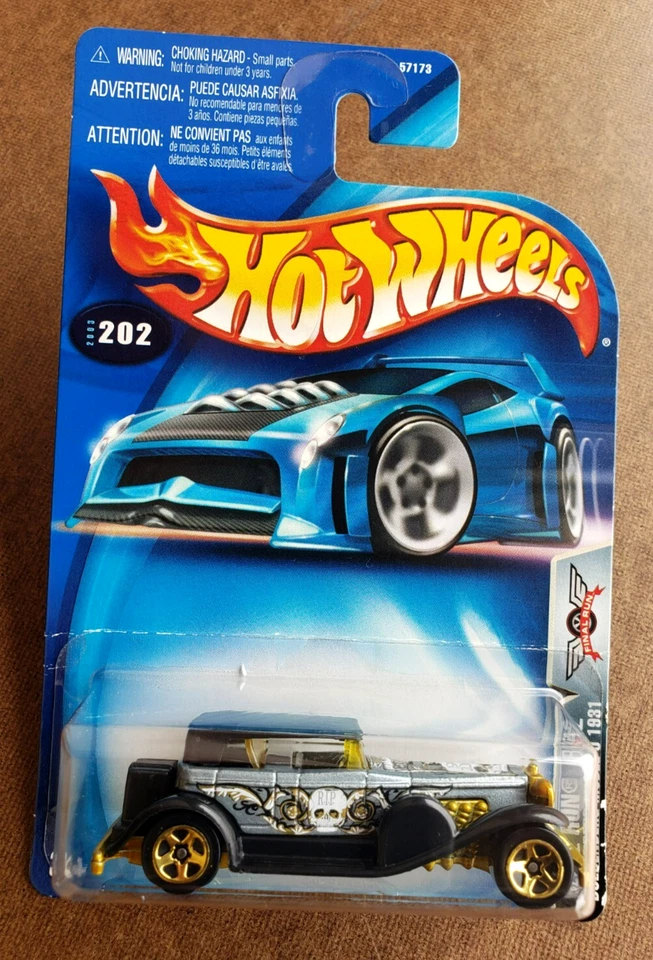 2003 Hot Wheels DUESENBERG MODEL J 1931 Grey FINAL RUN SERIES 8/12 1:64 GOLD 5SP - Image 3 of 4