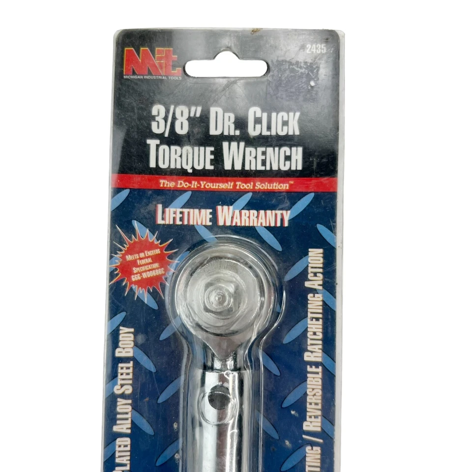 Chave de torque de acionamento MIT 3/8" 10 a 80 pés lbs. + Soquete de vela de ignição 5/8" - Imagem 2 de 4