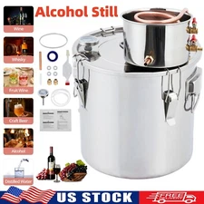 5Gal/19L Water Alcohol Distiller Alcohol Still Wine Distillery Brewing for Home