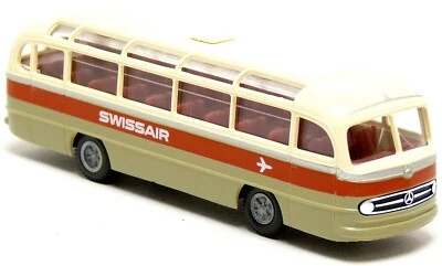 Brekina 95288 MB Mercedes Benz Bus O 321 Swissair Reisebus Schweiz CH  1:87 H0 - Bild 1 von 3