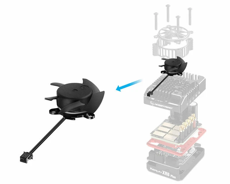 Hobbywing XeRun XR8 Plus G2S 200A Regler Sensored/Sensorless 1:8 Modellbau - Bild 4 von 4