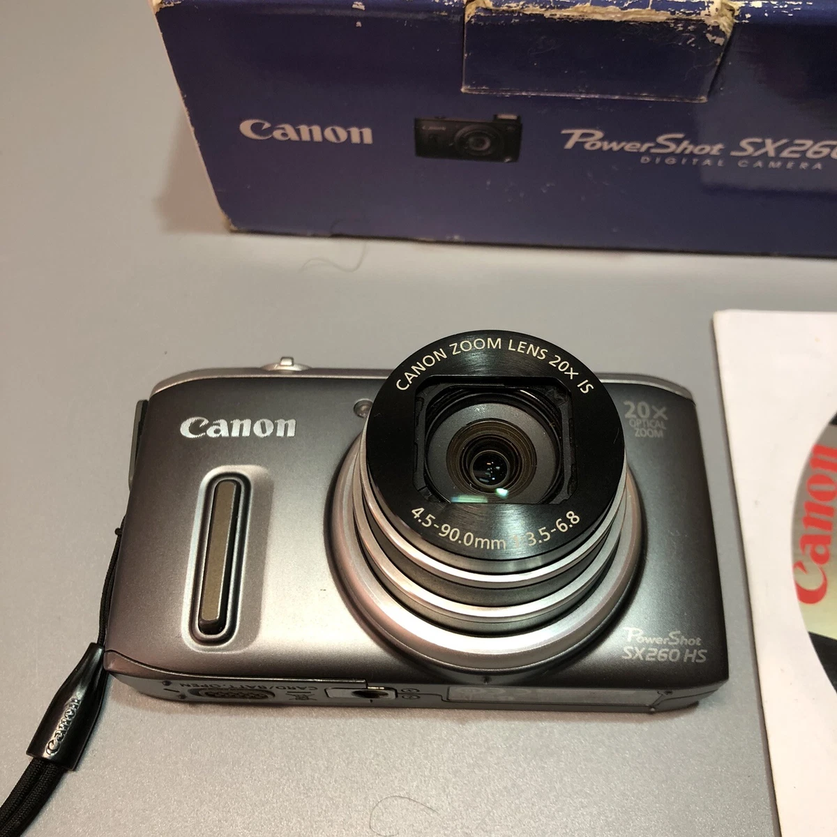 Canon Power Shot SX260 HS Digital Camera 12.1MP 20x Zoom / Flash does not work