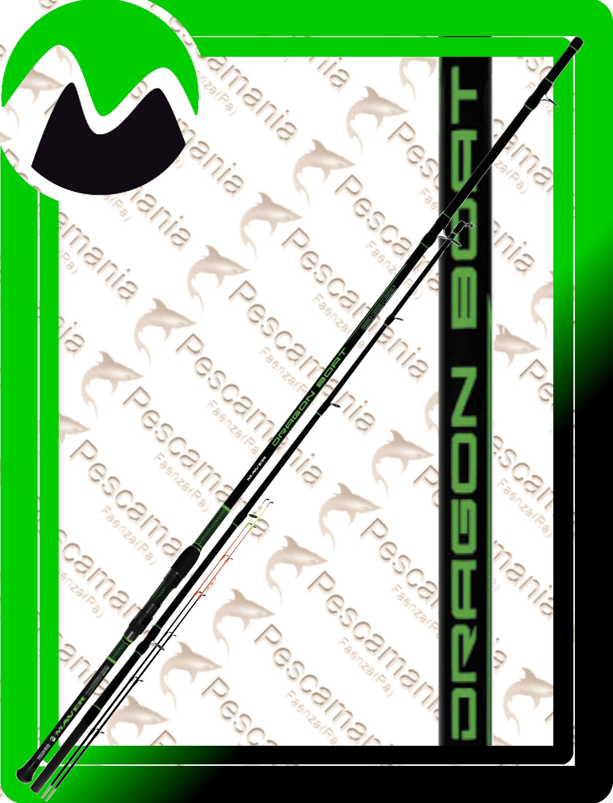 Canna Maver dragon boat 3,50 mt - 400 gr barca bolentino