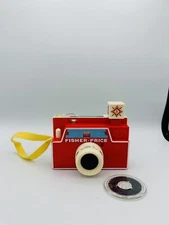 Vintage Fisher Price Changeable Picture Disc Toy Camera  w/ 1 Picture Disc