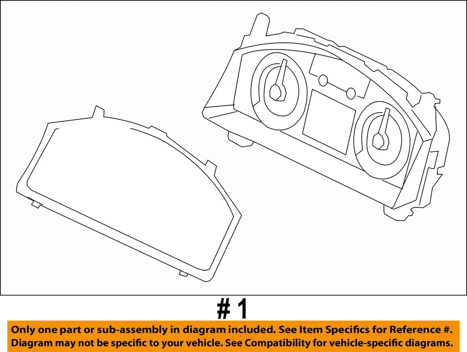 Used Speedometer Gauge fits: 2008 Ford Escape cluster 2.3L VIN Z 8th digit MPH w - Image 4 of 4