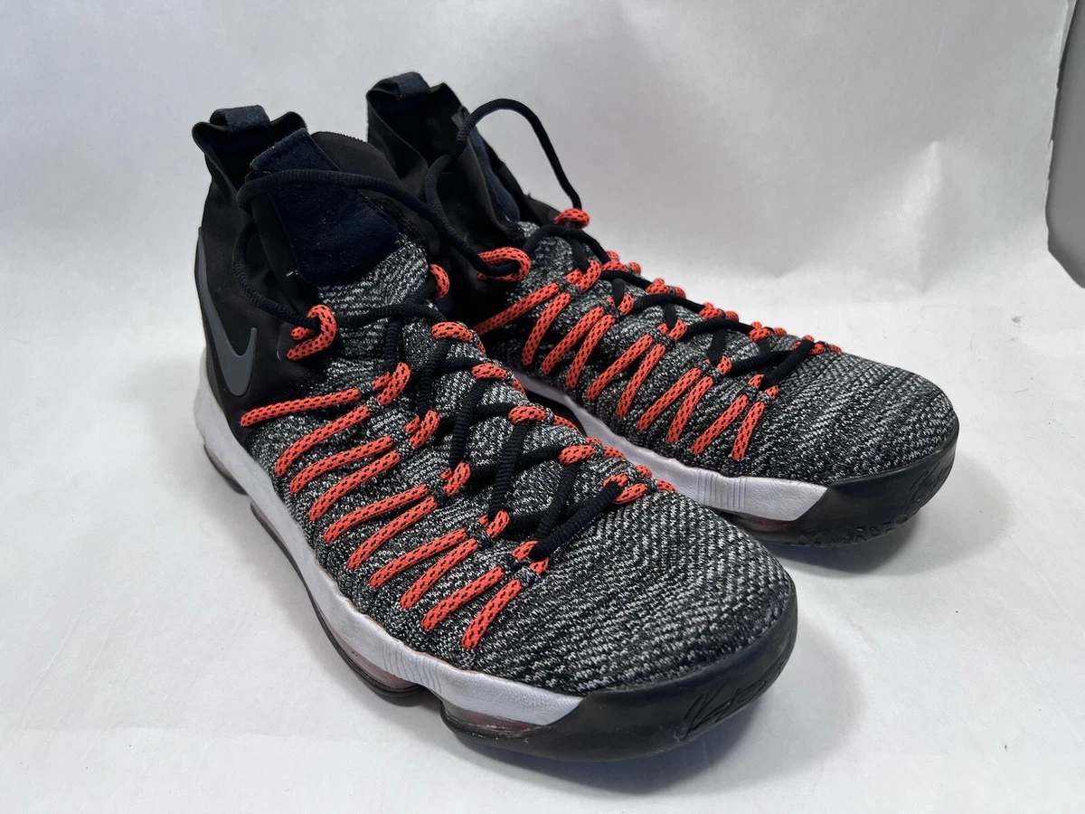 Nike KD 9 Elite Dark Grey Hyper Orange | eBay