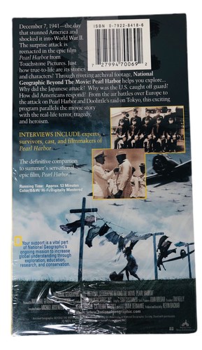 National Geographic Beyond the Movie Pearl Harbor VHS - Picture 3 of 6
