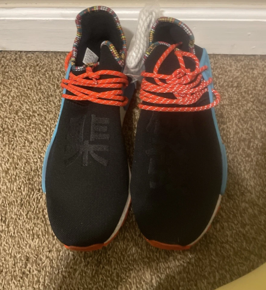 ADIDAS PW SOLAR HU NMD PHARRELL HUMAN RACE BLACK 12 - Image 2 of 4