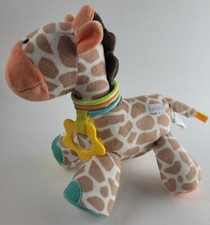 2016 Carters Giraffe 9" Plush Stuffed Animal Sensory Toy Baby Activity Lovey