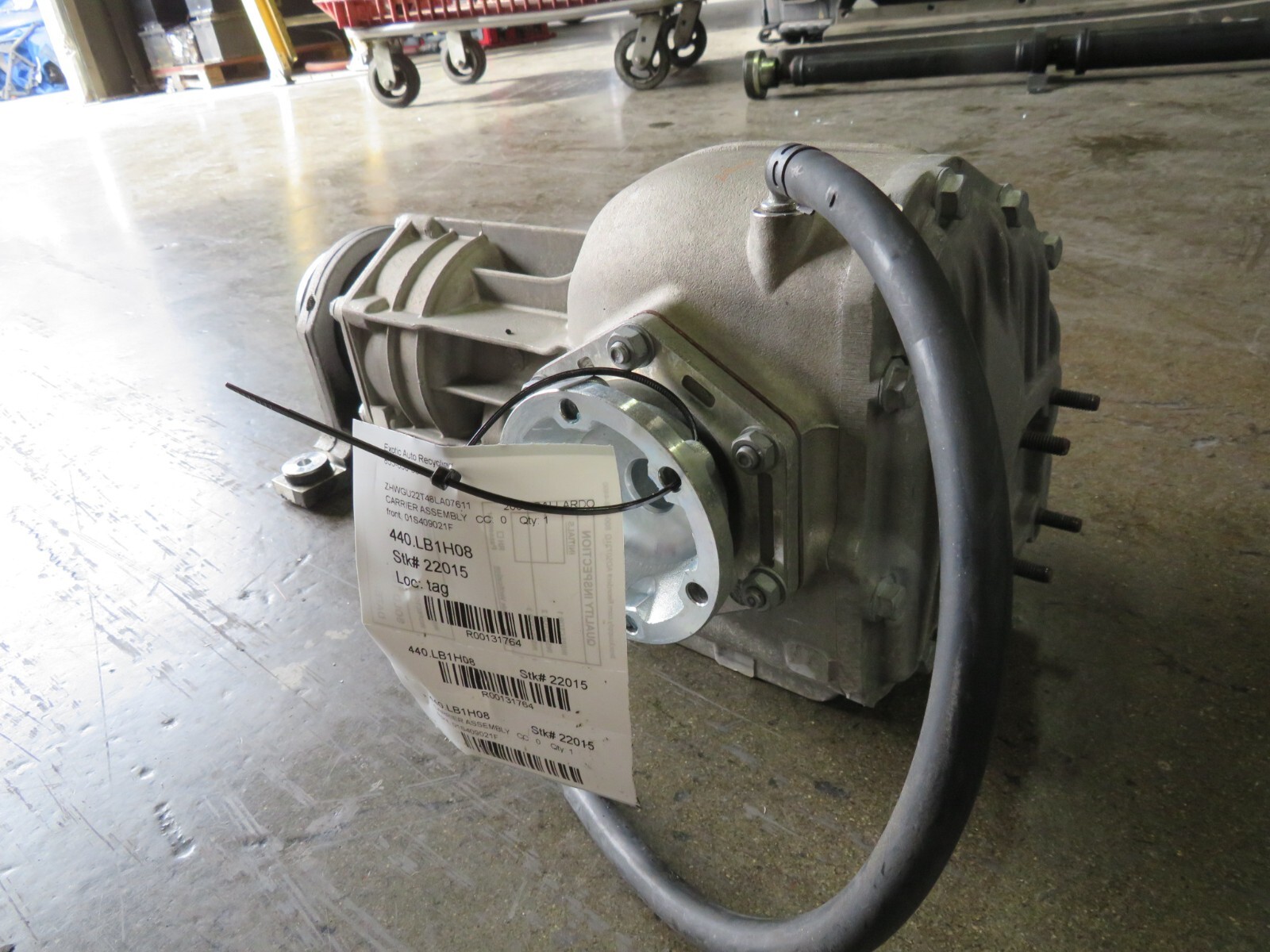 Lamborghini Gallardo, Coupe, Spyder, Front Carrier Assembly, Used, 01S409021F