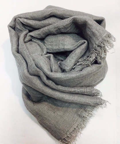 Crinkle Maxi Scarf Hijab Women Long Crimp Mix Cotton Shawl Wrap Frayed Edges - Picture 39 of 61