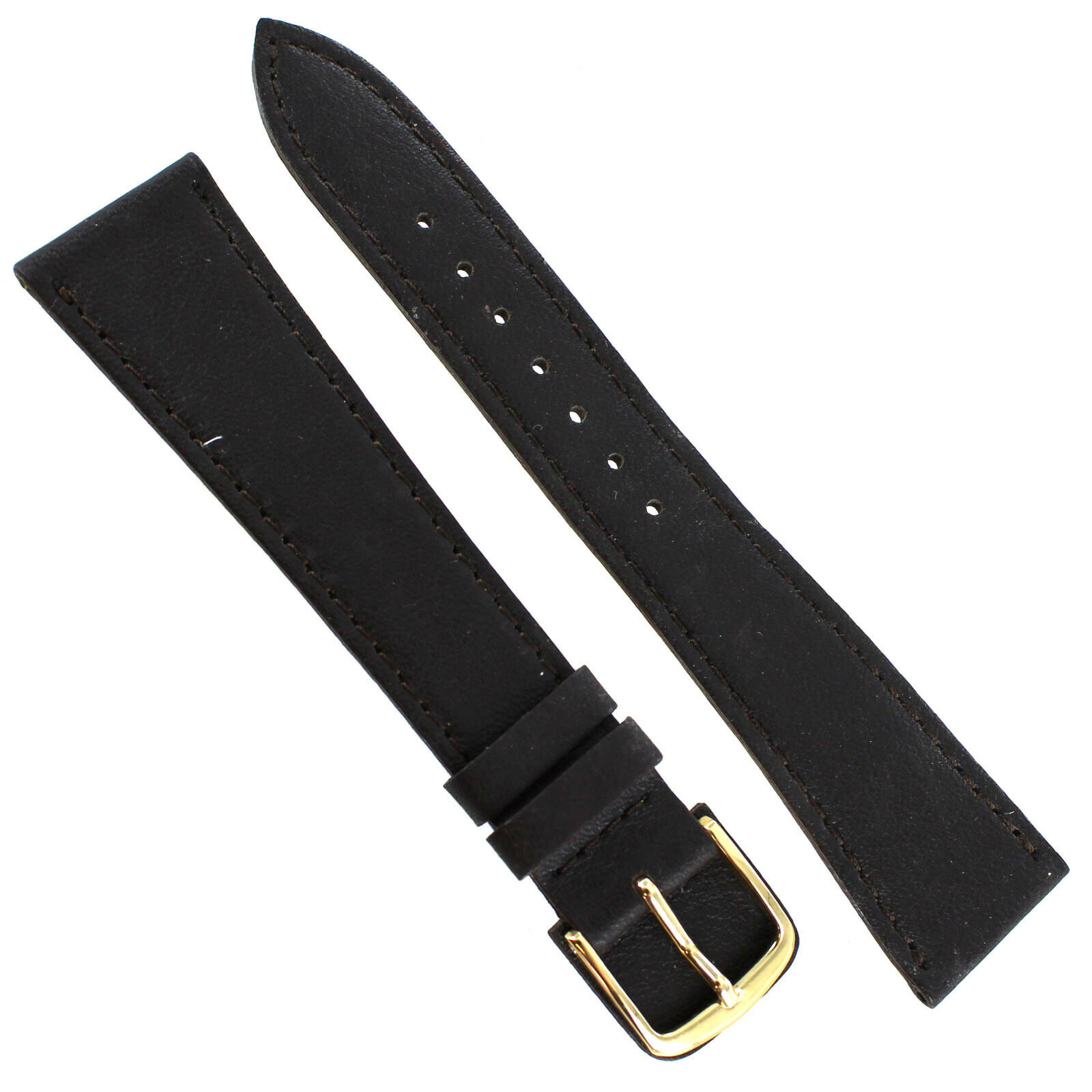 20mm ZRC Dark Brown Vachette Genuine Calf Leather Tapered Mens Band Reg 5720703