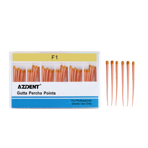 AZDENT Dental Endo Gutta Percha Points Root Canal Obturation GP0.04/.06 F1 F2 F3 - Picture 5 of 51