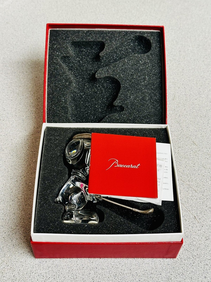 【希少品】Baccarat　SNOOPY彫刻 Snoopy: Baccarat 
