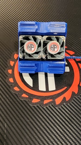 VENTILA HYPERFLOW DOPPIA VENTOLA DI RAFFREDDAMENTO RC COMPATIBILE CON TRAXXAS X-MAXX 56MM - Foto 14 di 27
