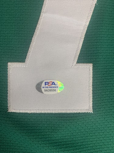Dee Brown Celtics Autographed Green Road Jersey PSA Witnessed NBA Signed - Picture 3 of 4