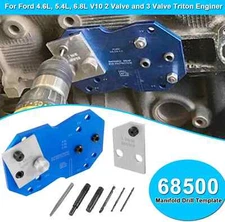 68500 Manifold Drill Template for Ford 2V 3V Triton Engines (4.6L, 5.4L & 6.8L)