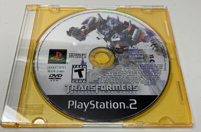 Transformers Revenge of the Fallen PS2 Disc Only Sony PlayStation 2 Tested