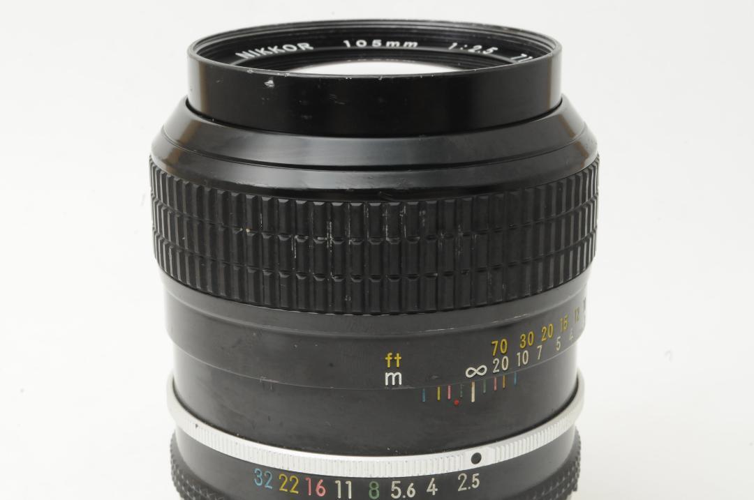 Nikon Ai Nikkor 105mm f2.5 Telephoto MF Lens F Mount From Nikon Ai Nikkor 105mm f2.5 Telephoto MF Lens F Mount From