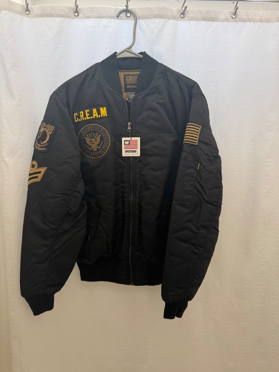 【 Wu-Tang Jacket size: L 】 🔴 Wu-Wear Leather Jacket Size 4XL Wu-Tang 90's Vintage Rare