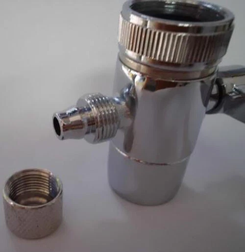 NUEVO Válvula desviadora de grifo para sistema de filtración de agua de hidrógeno alcalino hexagonal Foto 2 de 4