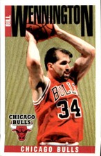 1996-97 Panini Basketball Figure #93 Chicago Bulls Bill Wennington