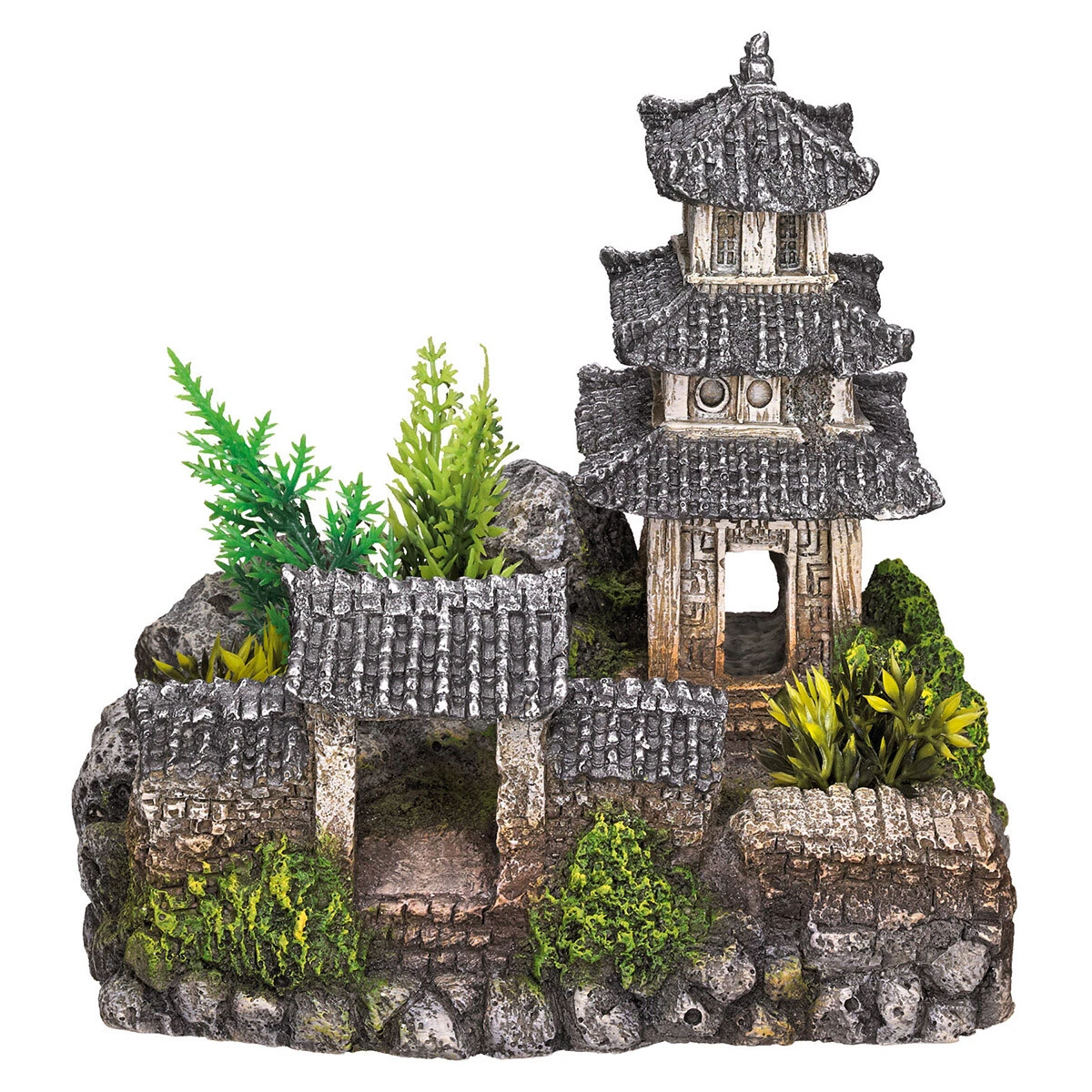 Temple hotsell aquarium decoration