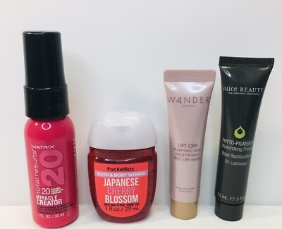 High End Brand Name Beauty Lot Skincare Haircare ETC 4 pc