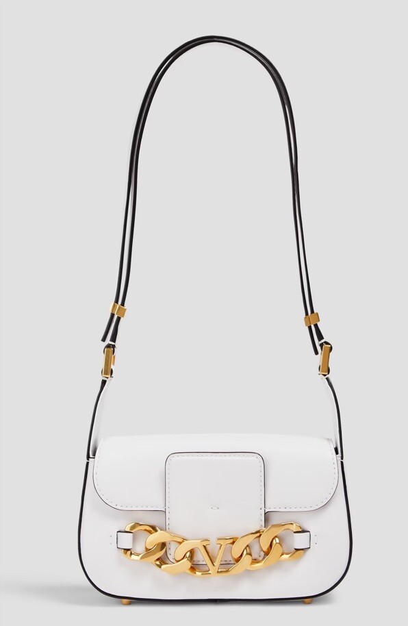 【関税込み】VALENTINO GARAVANI 'VLOGO CHAIN' SHOULDER BAG VALENTINO GARAVANI VLOGO Chain leather shoulder bag | THE OUTNET