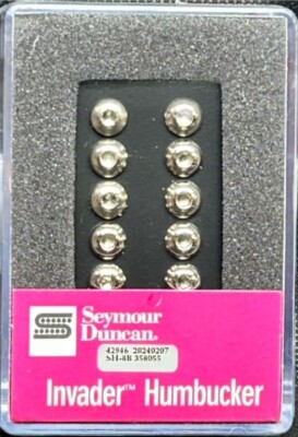 Seymour Duncan SH-8B Invader 6 String Bridge MATTE BLACK Metal Cover w/ Nickel