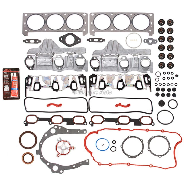 Juego completo de juntas para 04-07 Chevrolet Malibu Pontiac G6 Buick Rendezvous 3,5 L Foto 2 de 4
