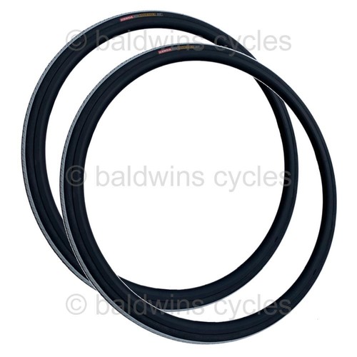 KENDA KONTENDER 700 x 23c WHITE STRIPES Road Racing Bike TYREs TUBEs - Picture 15 of 17